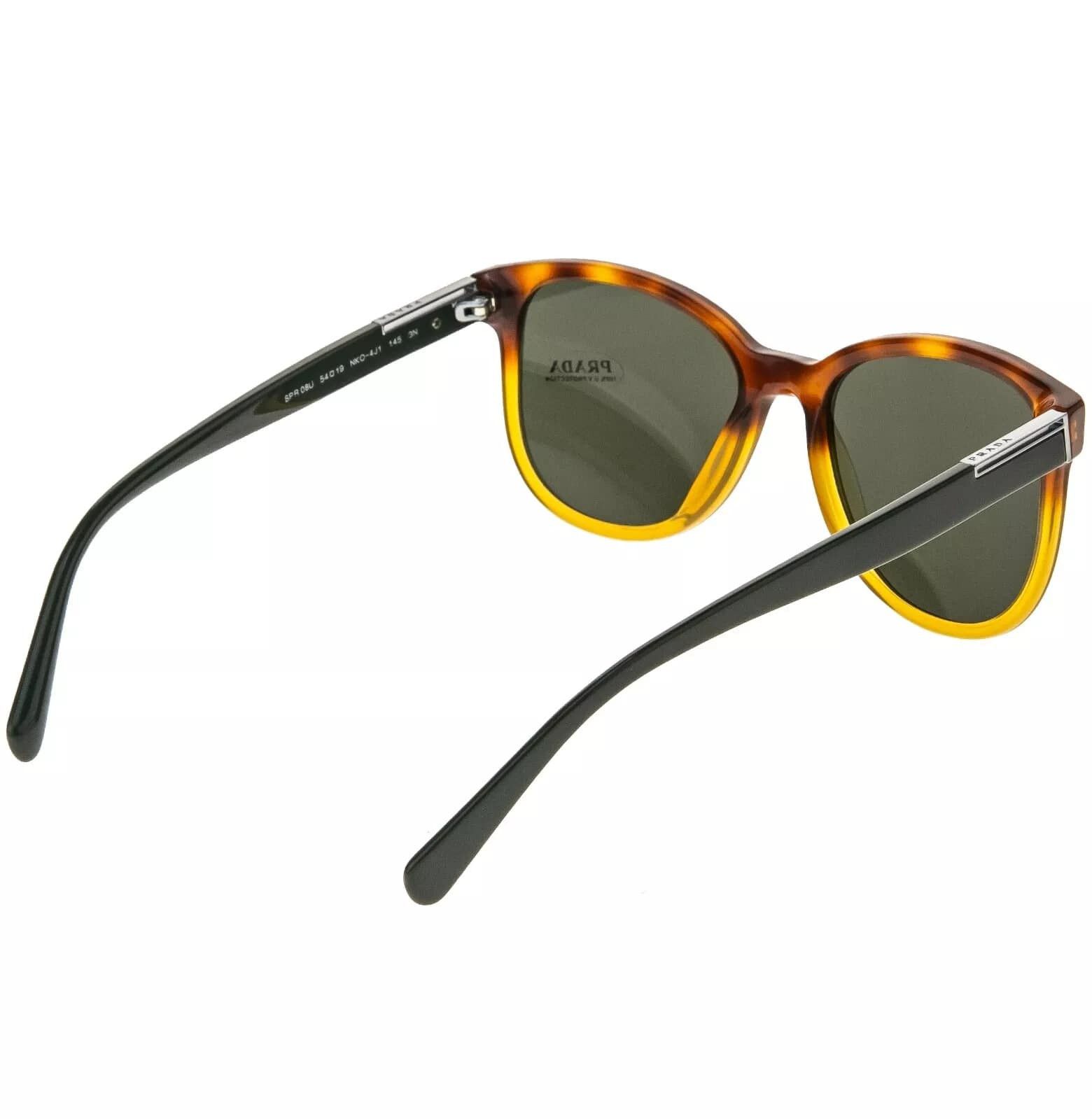 Prada PRADA Square 08U Brown Green Authentic Sunglasses PR08US Size ONE SIZE - 7 Thumbnail