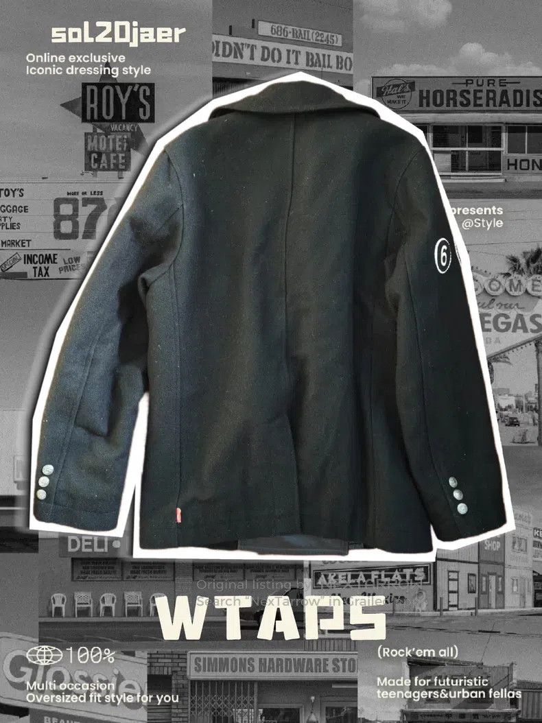 Wtaps Wtaps Military wool coat Size US M / EU 48-50 / 2 - 2 Thumbnail