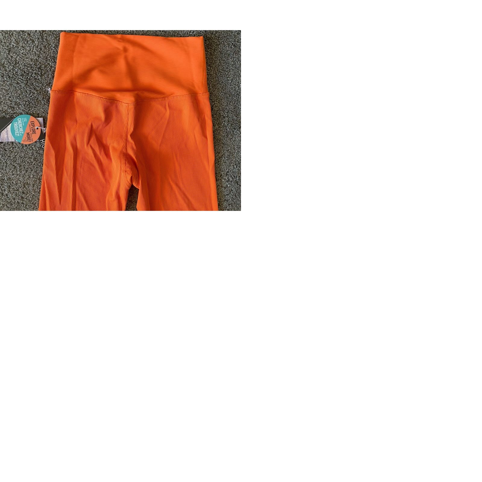 Kyodan VINTAGE NWT New Kyodan High Waist Women’s Leggings Petite Size P/S Orange MSRP 8 Size 28" / US 6 / IT 42 - 9 Thumbnail