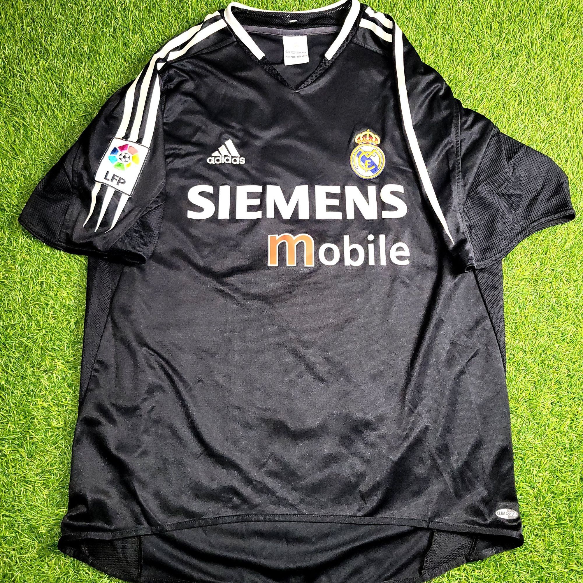 Adidas Zidane Real Madrid 2004 2005 Away Soccer Jersey Shirt M Size US M / EU 48-50 / 2 - 2 Thumbnail