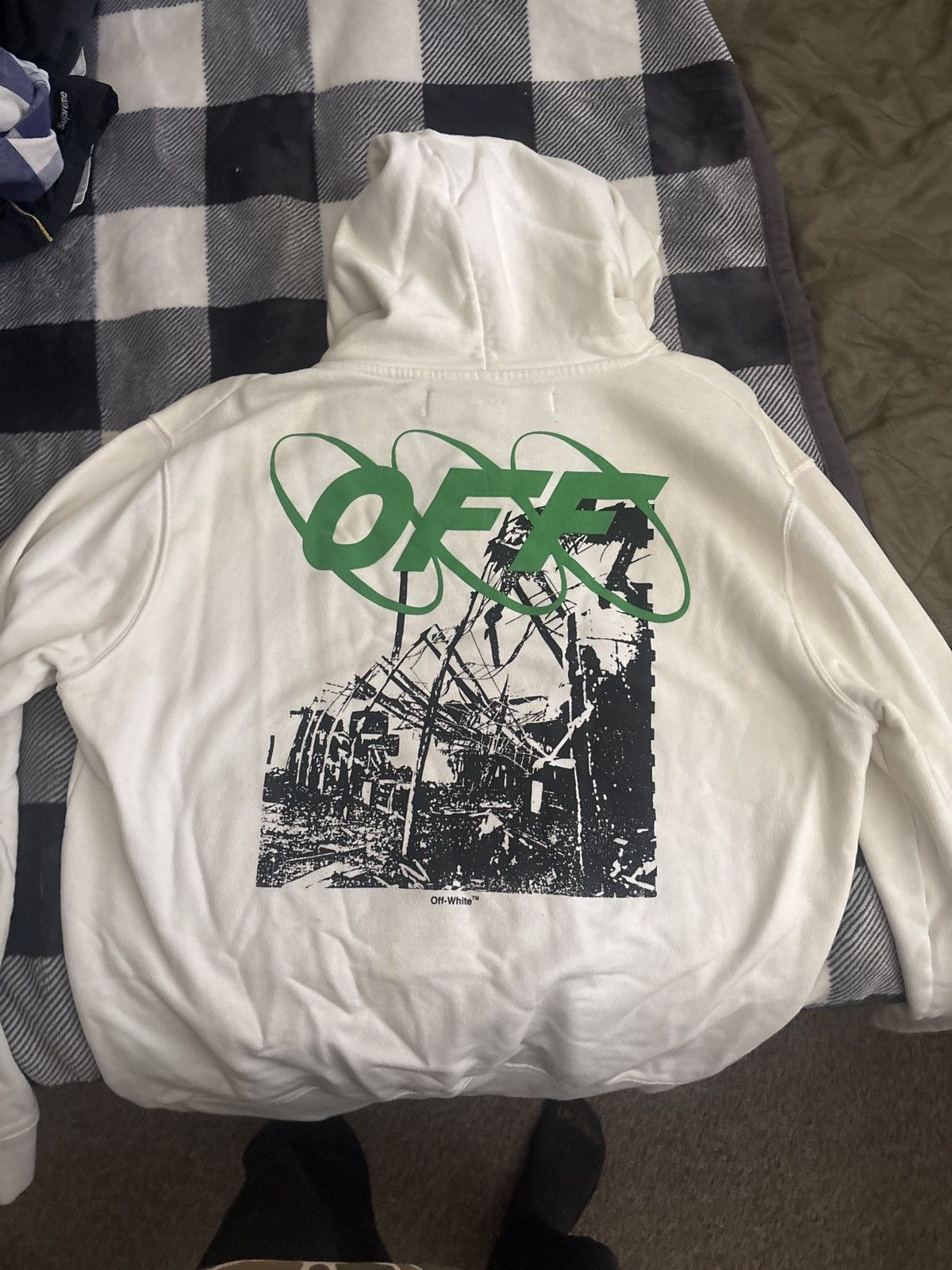 Off-White 2013 off-white fall/winter industrial hoodie Size US L / EU 52-54 / 3 - 5 Thumbnail
