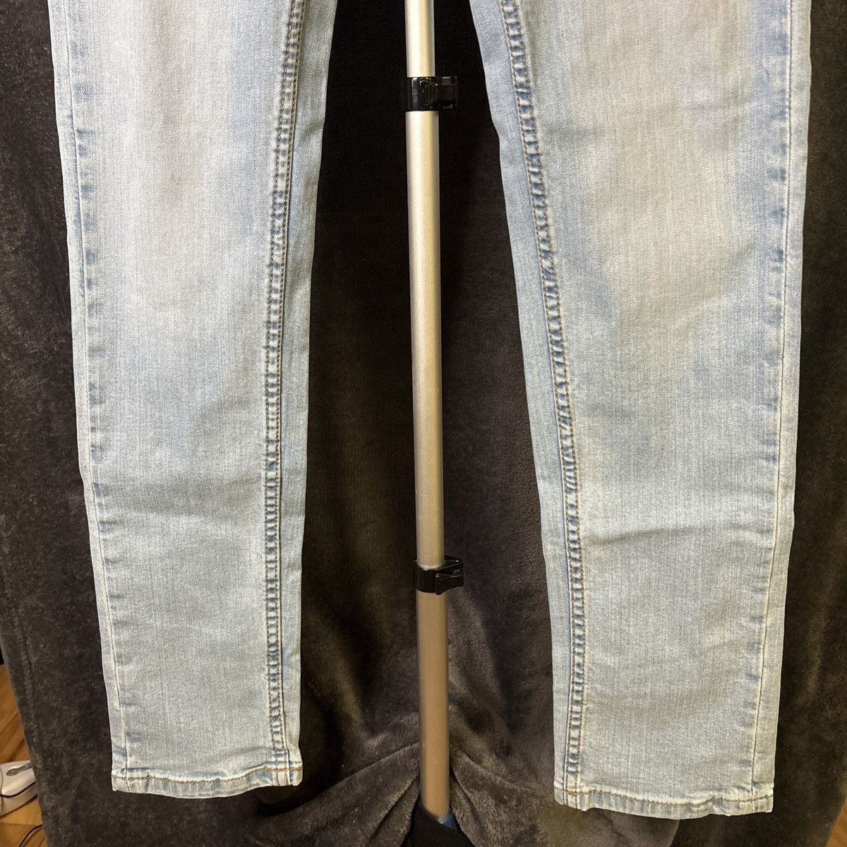 Zara Zara Blue Skinny Jeans with Tapered Leg and Faded Look 30 Size US 30 / EU 46 - 5 Thumbnail