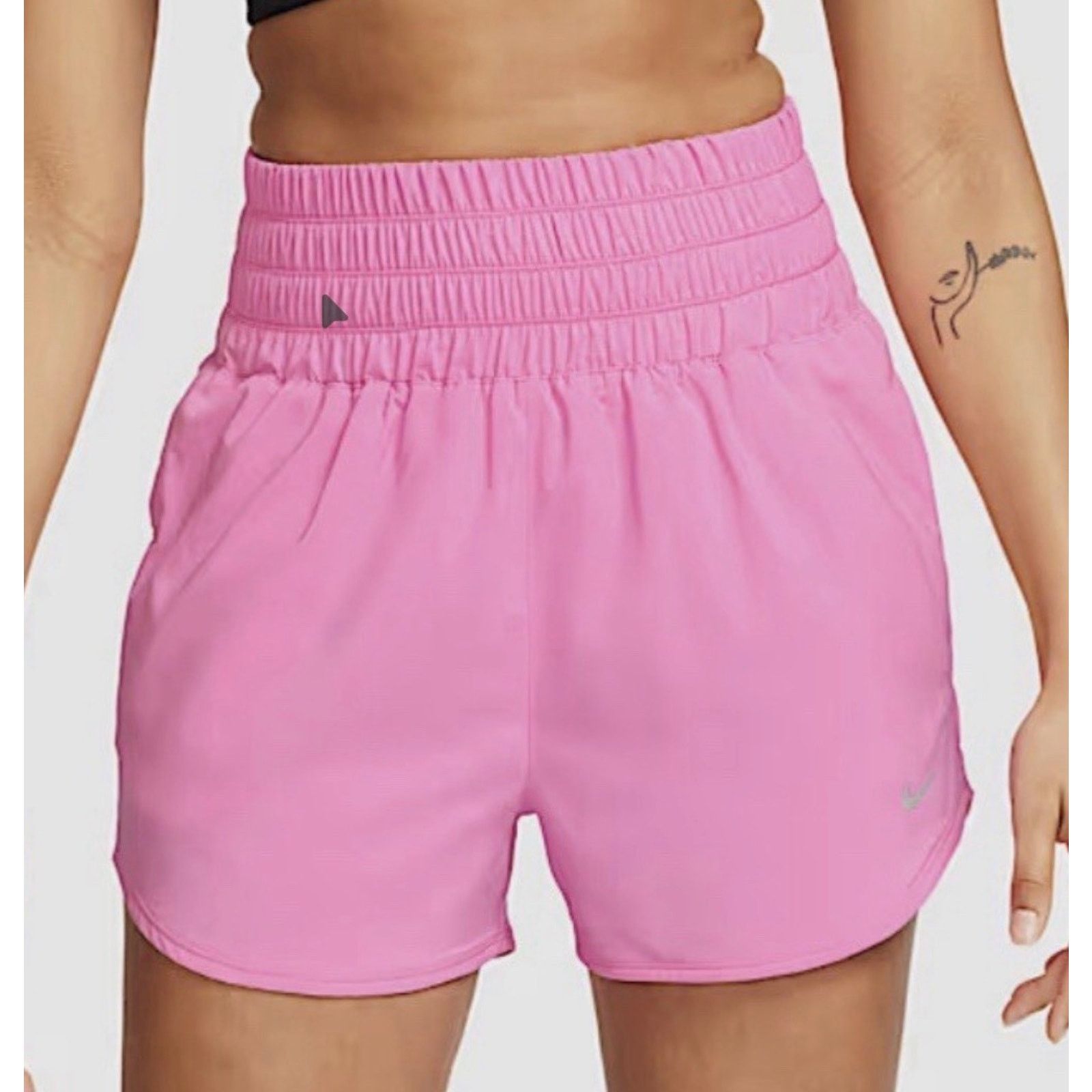 Nike Nike One Dri-FIT 3" Lined Ultra High-Waisted Shorts Sz S Size 28" / US 6 / IT 42 - 1 Thumbnail