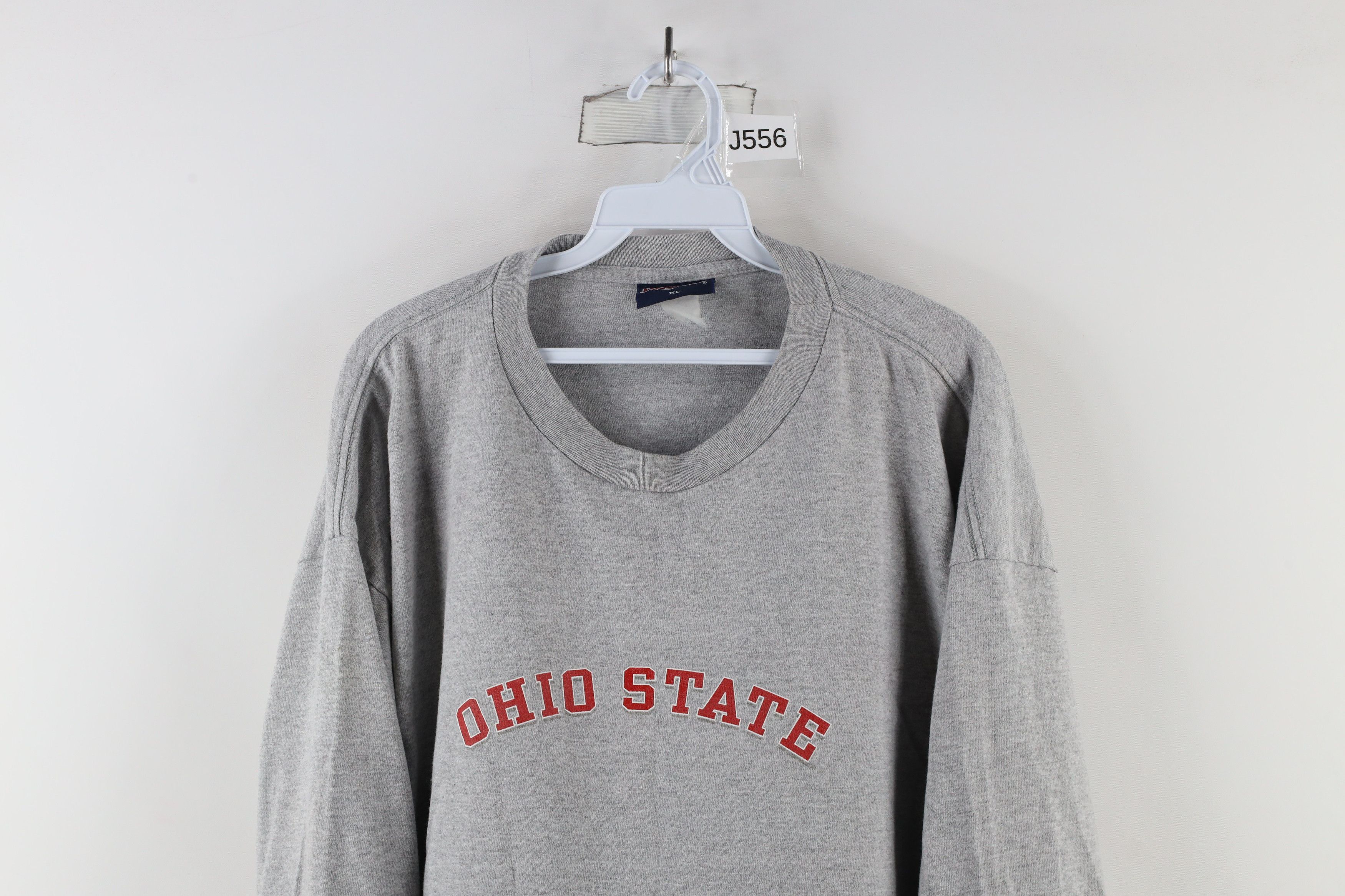 Vintage Vintage 90s Ohio State University Long Sleeve T-Shirt Gray Size US XL / EU 56 / 4 - 2 Thumbnail