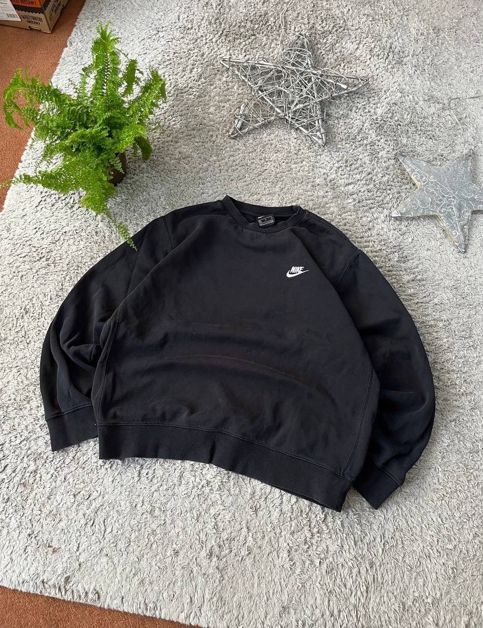 Nike × Vintage Nike Sweatshirt Streetwear Vintage Basic Logo Swoosh Size US XL / EU 56 / 4 - 2 Thumbnail