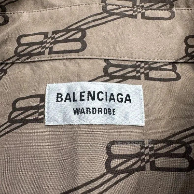 Balenciaga Balenciaga Logo Print Short Sleeve Shirt. Size US XS / EU 42 / 0 - 2 Thumbnail