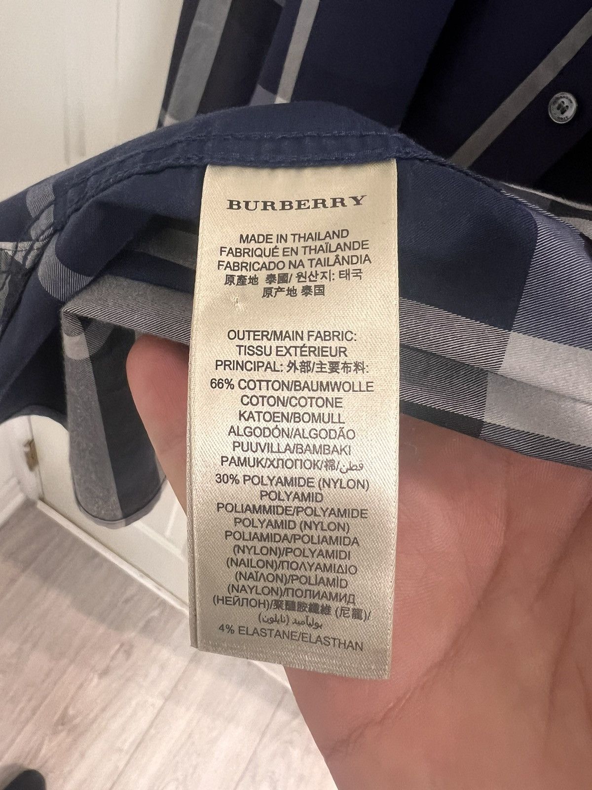 Burberry Long Sleeve Burberry Shirt Size US L / EU 52-54 / 3 - 12 Thumbnail