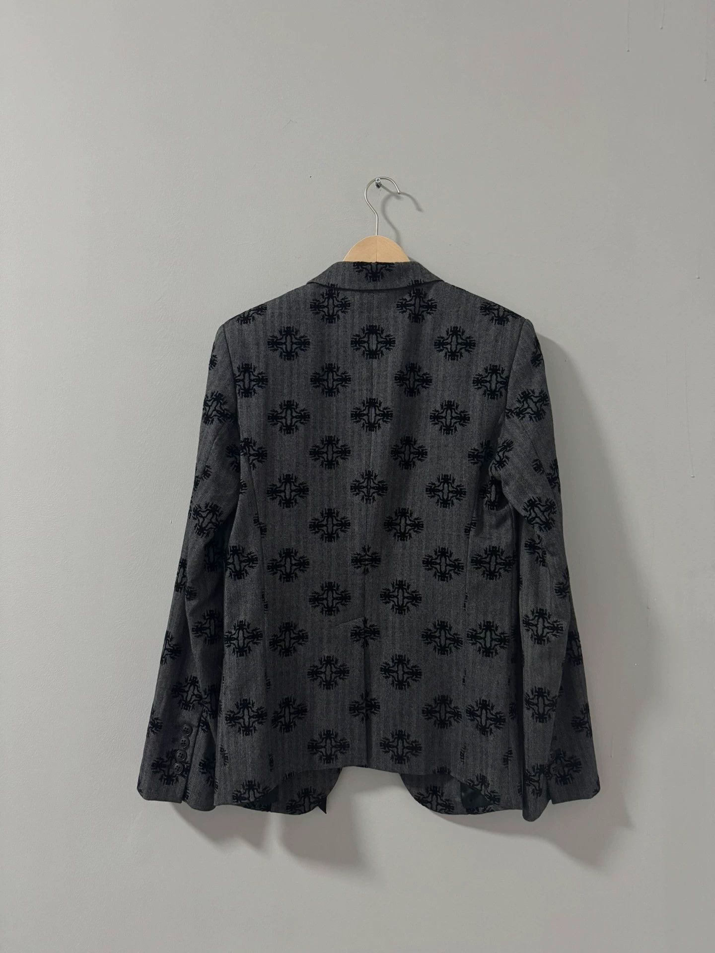 Ann Demeulemeester Ann demeulemeester 14SS flocked floral print coat Size XS / US 0-2 / IT 36-38 - 2 Thumbnail