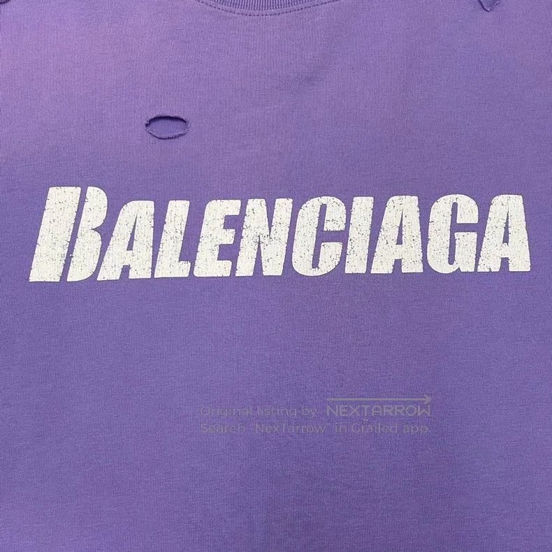Balenciaga Balenciaga Ripped Short Sleeve Size US XXS / EU 40 - 3 Thumbnail