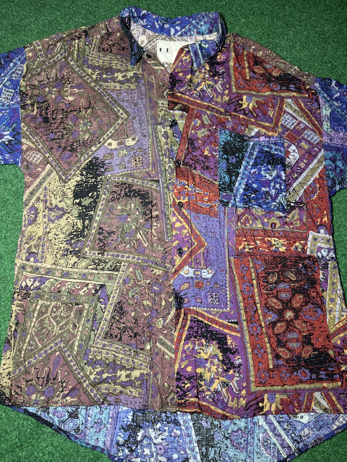 Vintage Vintage 90s Frank Miami Vacation Hawaiian Button Up Shirt Size US L / EU 52-54 / 3 - 2 Thumbnail