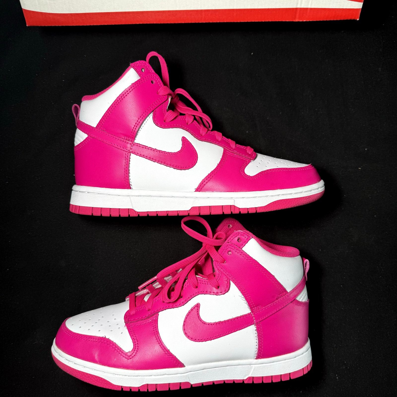 Nike Size 7 - Nike Dunk High Pink Prime 2021 Women's Shoes Size US 7 / IT 37 - 3 Thumbnail