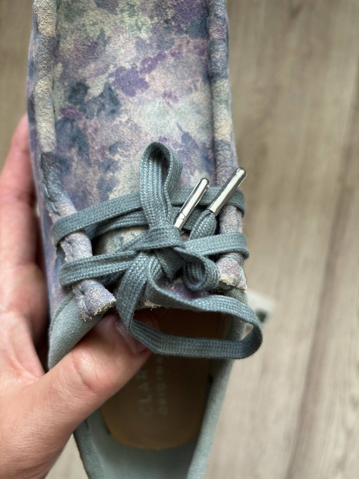 Clarks Clarks Wallabee floral multicolor print leather Size US 8.5 / IT 38.5 - 22 Thumbnail