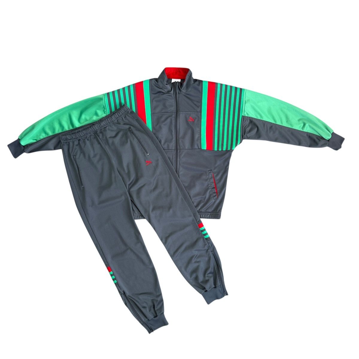 Puma Vintage Puma Track Suit Set Jacket / Joggers 80s 90s Y2K Size US S / EU 44-46 / 1 - 1 Thumbnail