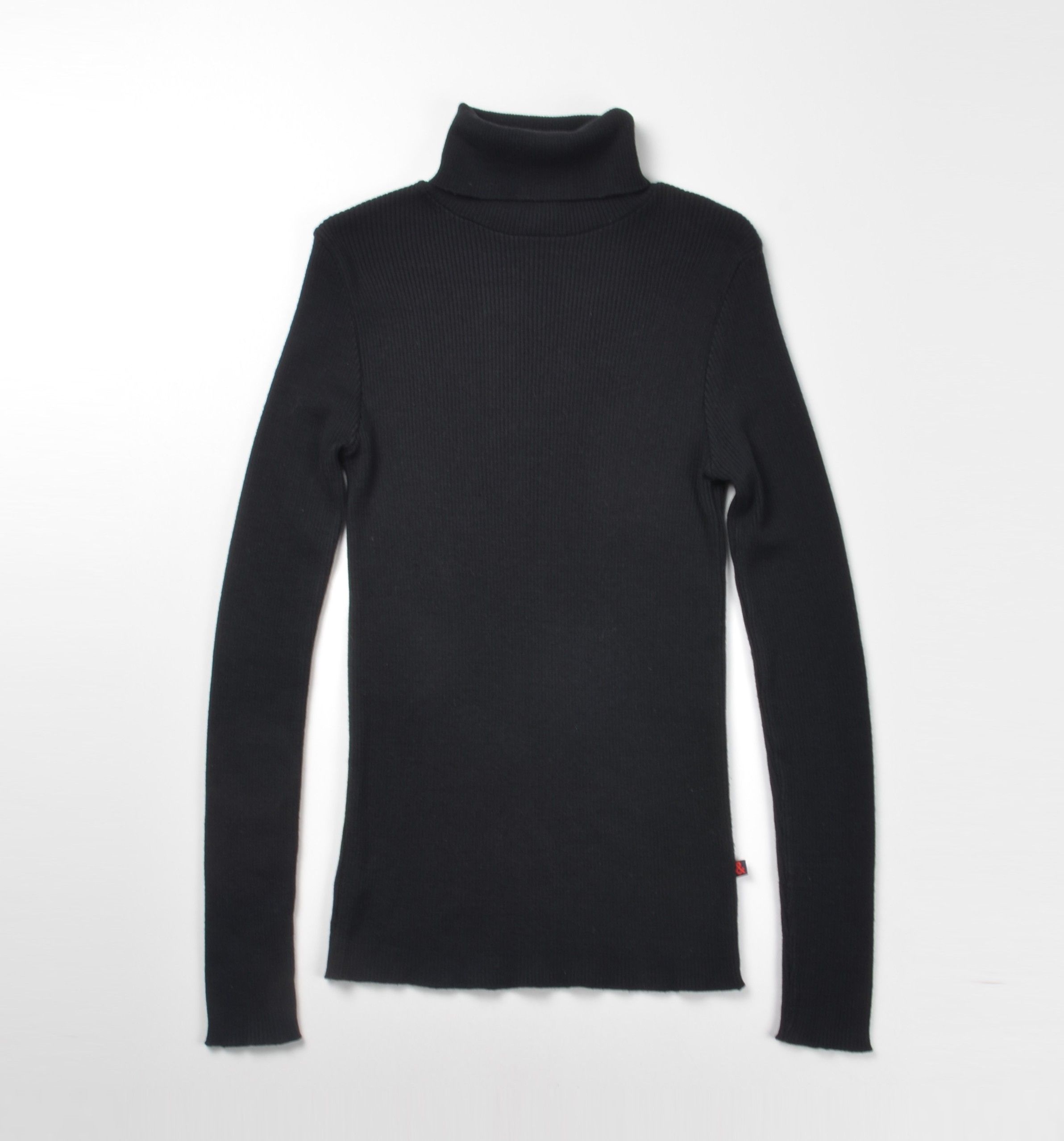 Dolce & Gabbana Vintage Dolce & Gabbana Black Ribbed Knit Turtleneck Sweater Size M / US 6-8 / IT 42-44 - 4 Thumbnail
