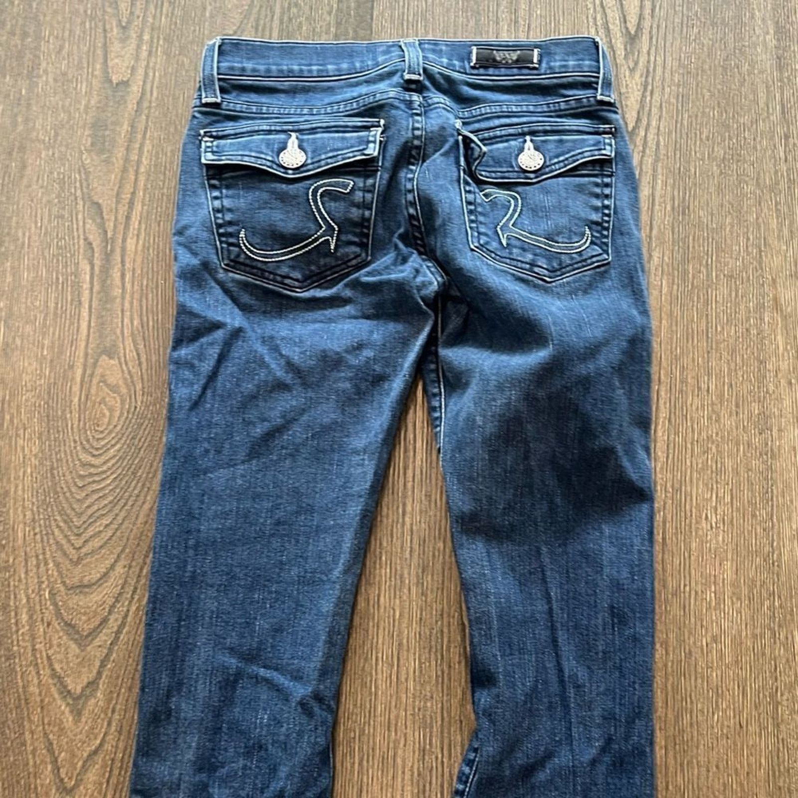 Rock & Republic Rock & Republic Medium Wash Low Rise Flare Jeans Size 24 Size 24" / US 00 / IT 34 - 9 Thumbnail