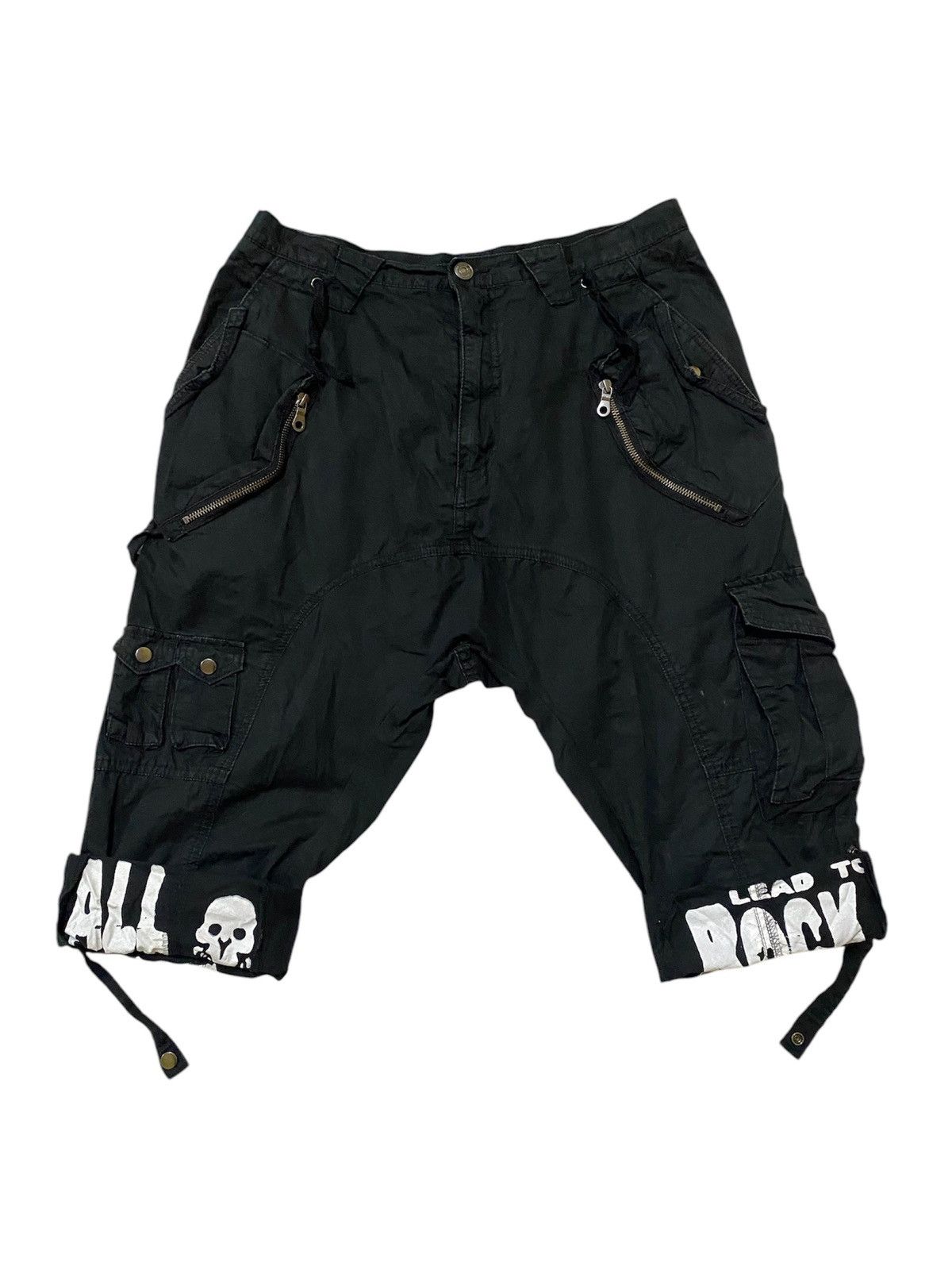 Japanese Brand × PPFM PPFM Punk Bondage Cargo Pants Size US 32 / EU 48 - 1 Thumbnail