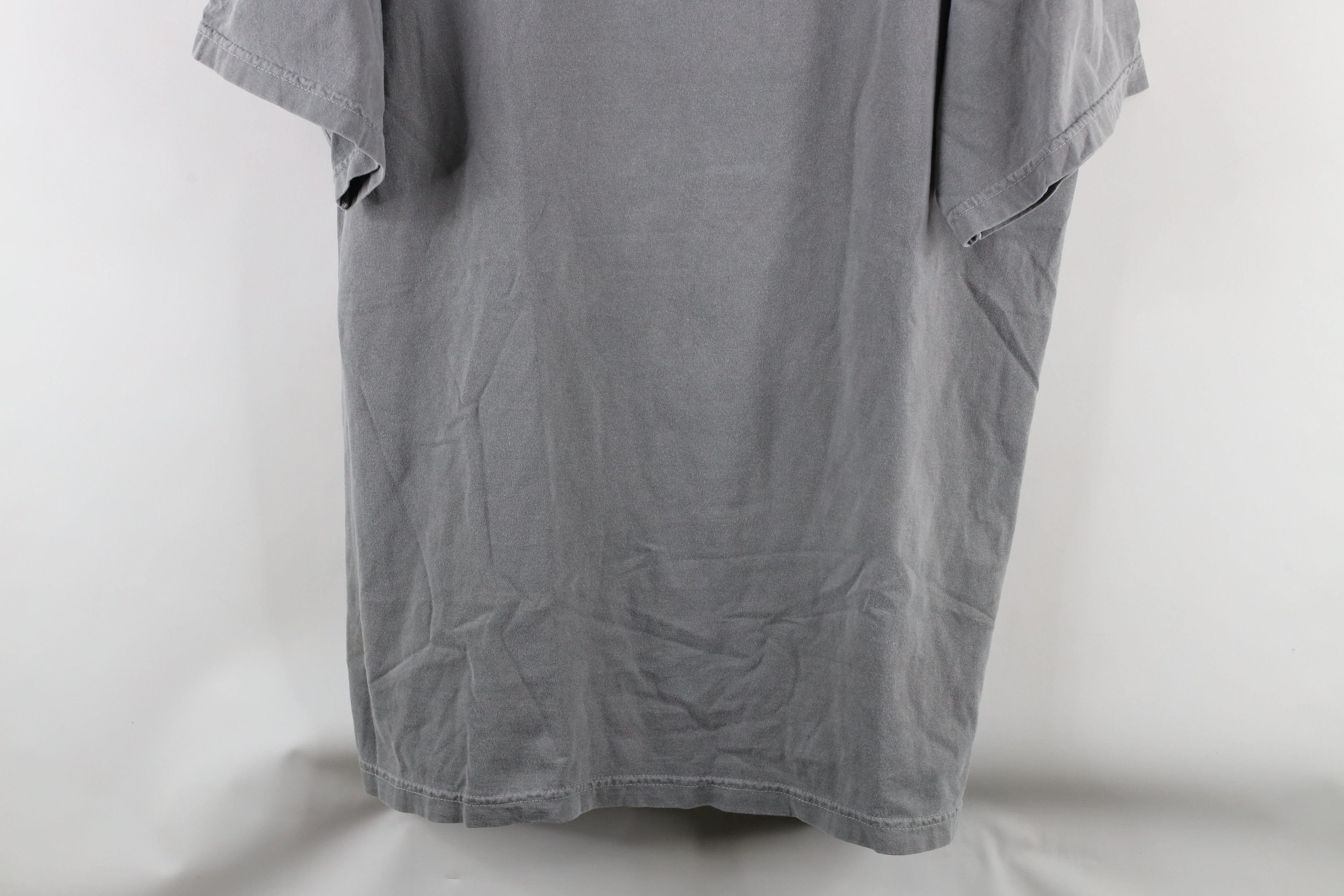 Vintage Vintage Y2K Streetwear Stonewash Cool T-Shirt Gray Cotton Size US XL / EU 56 / 4 - 3 Thumbnail