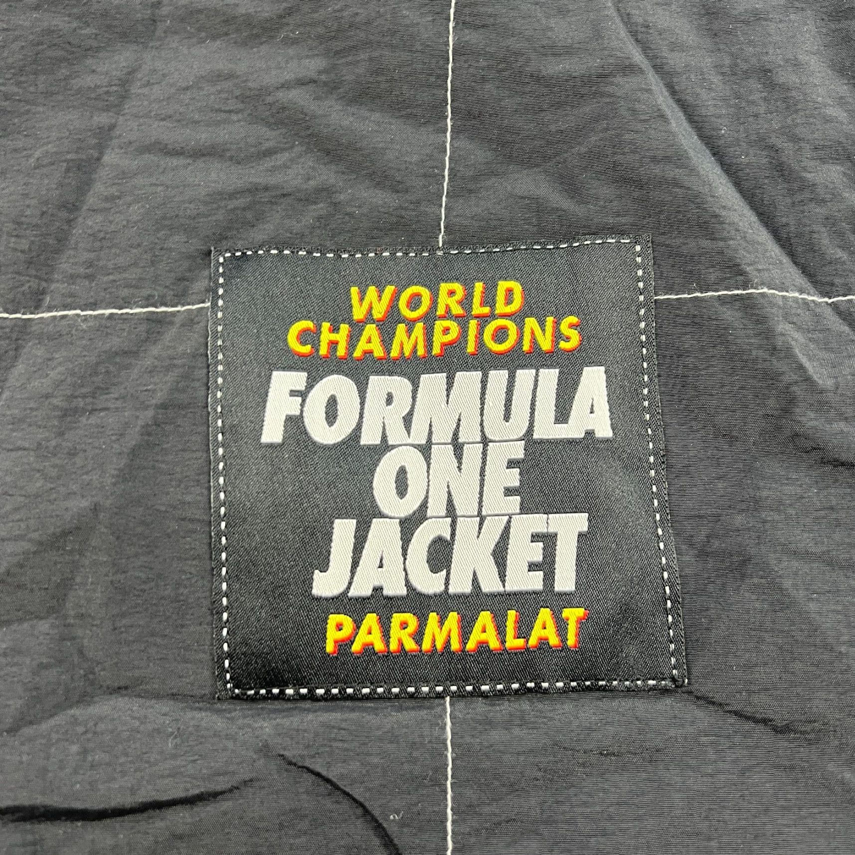 Vintage VINTAGE Parmalat F1 Racing Team World Champions Jacket Medium Black Formul a 1 Jacket Mens Size US M / EU 48-50 / 2 - 3 Thumbnail