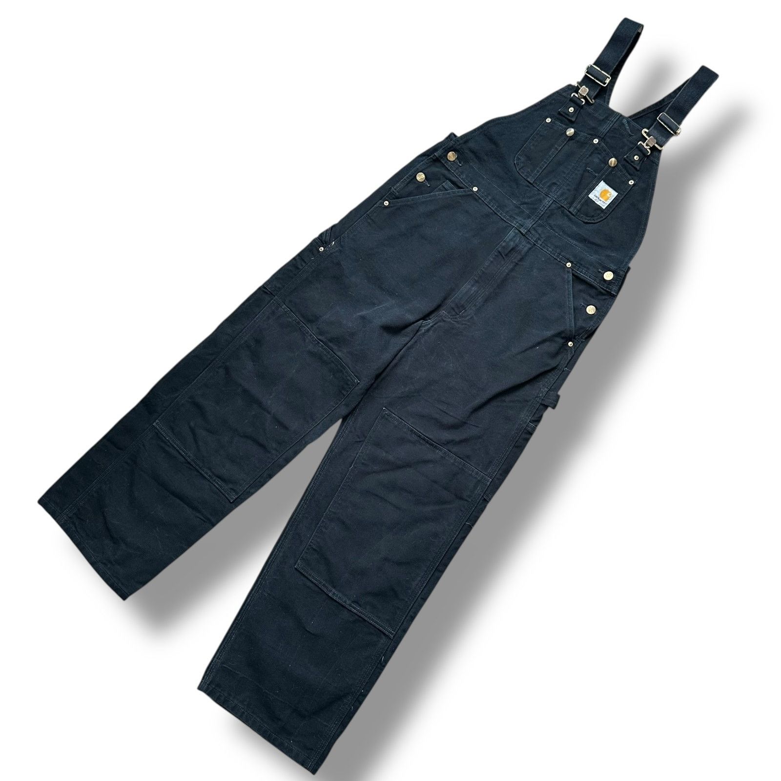 Brain Dead × Carhartt Brain Dead Carhartt Bib Overalls Black
