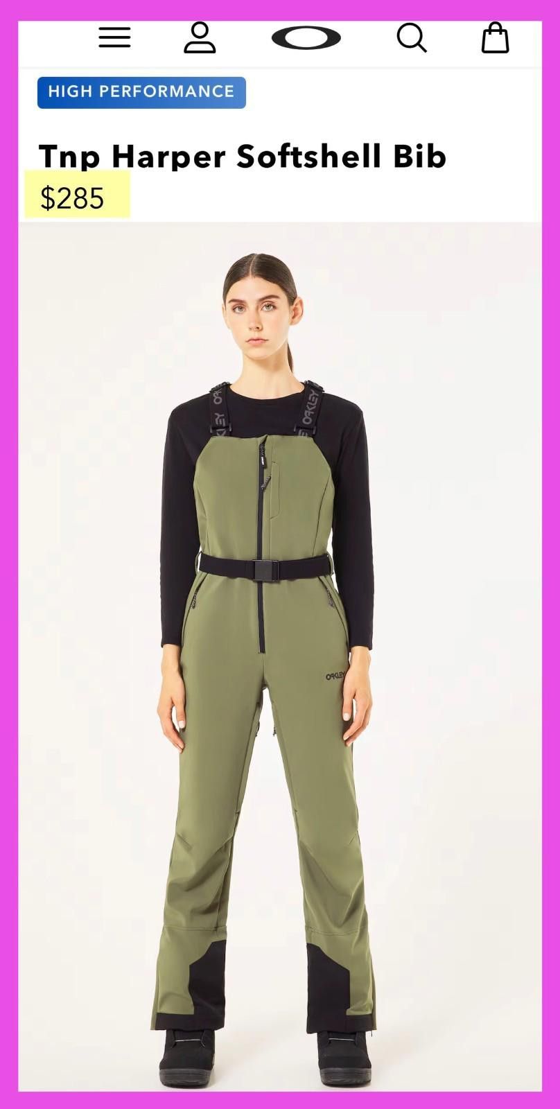 Oakley Oakley Womens TNP Harper Insulated Bibs Snow Ski Pants Small Size ONE SIZE - 1 Thumbnail
