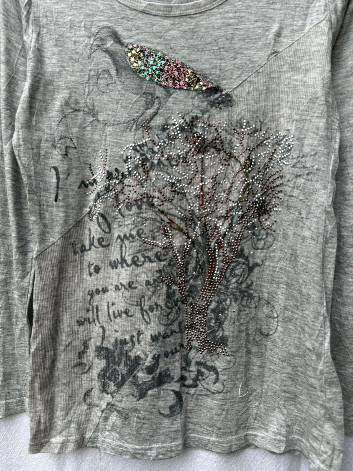 Hysteric Glamour Japanese vkei style poem longsleeve Size US S / EU 44-46 / 1 - 3 Thumbnail