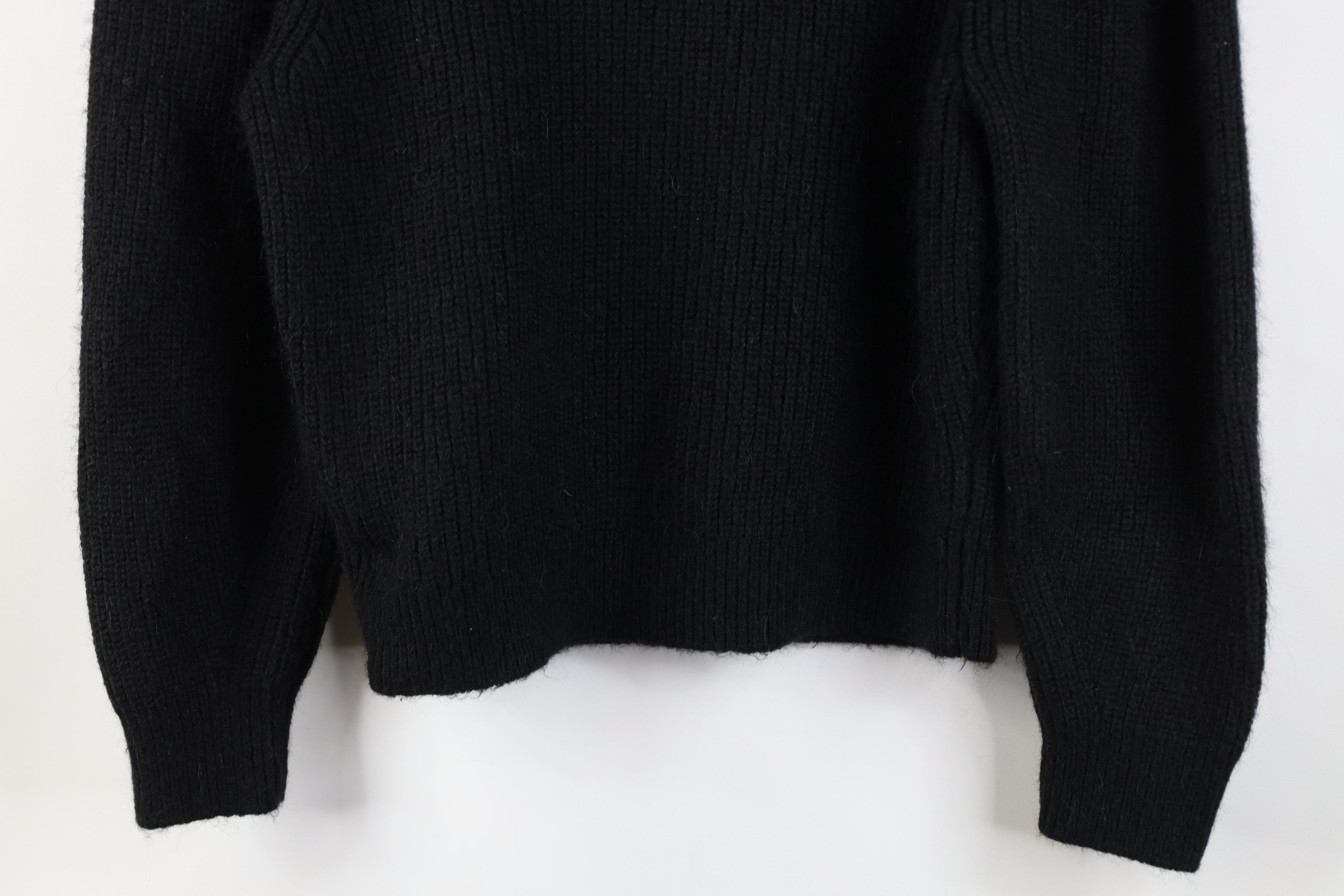 J.Crew Vintage J Crew Blend Ribbed Knit Cropped Turtleneck Sweater Size XS / US 0-2 / IT 36-38 - 3 Thumbnail
