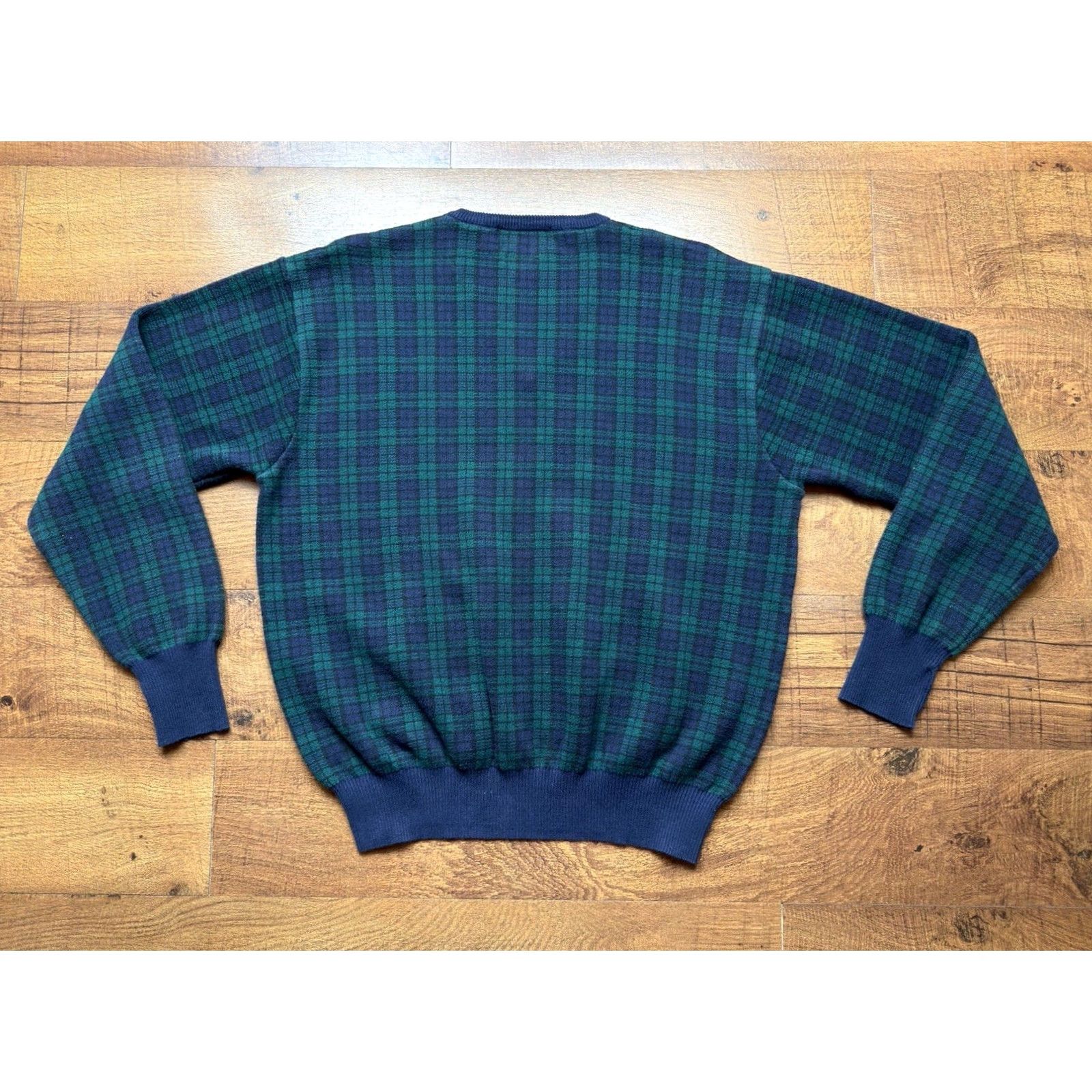 Polo Ralph Lauren VINTAGE Polo Ralph Lauren Sweater Blackwatch Tartan Plaid Men’s Size Large Size US L / EU 52-54 / 3 - 4 Thumbnail