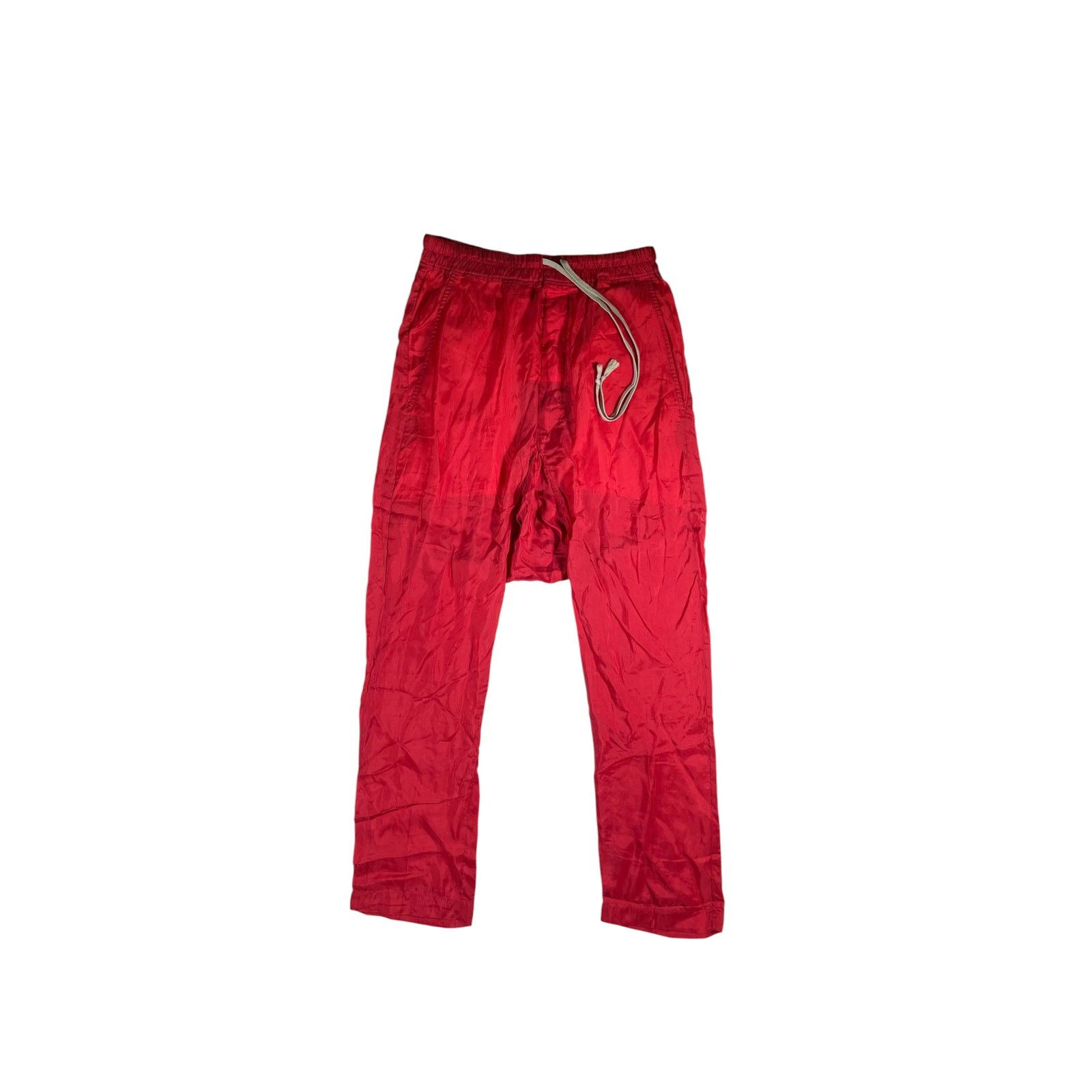 Rick Owens Rick Owens Red Drawstring Pants Size US 32 / EU 48 - 1 Thumbnail
