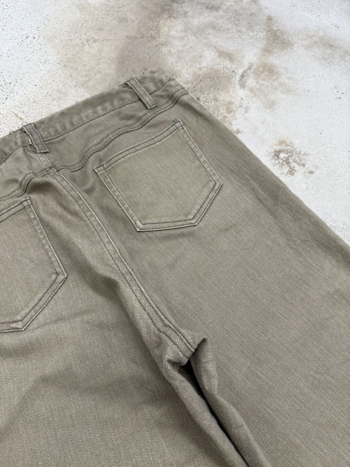 Japanese Brand Heart Shape Flare Stonewashed Unisex Denim Pants Size US 28 / EU 44 - 12 Thumbnail