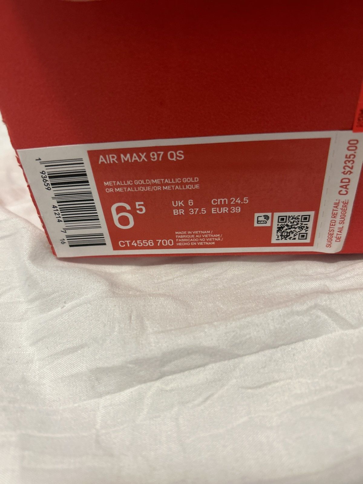 Nike Air Max 97 QS Size US 6.5 / IT 36.5 - 7 Thumbnail