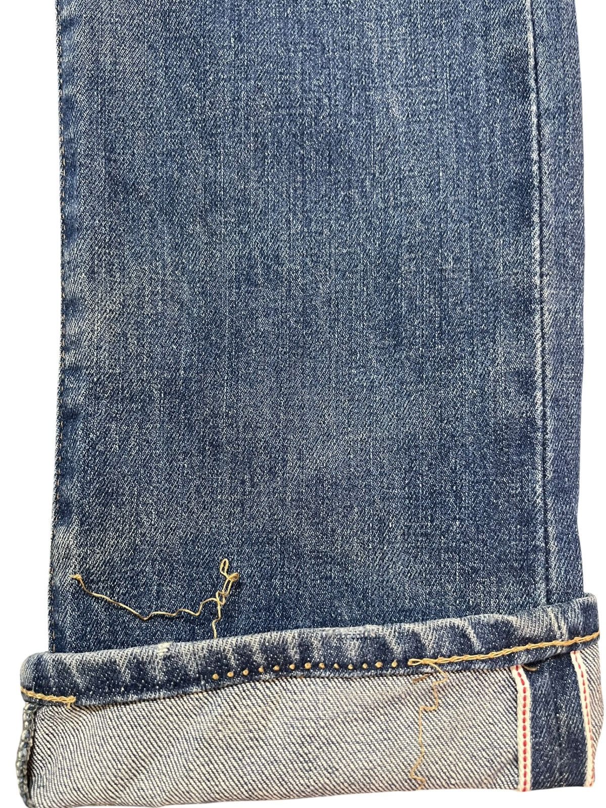 Beams Japan Vintage Beams Selvedge Slim Fit Whiskers Denim Size US 29 - 5 Thumbnail