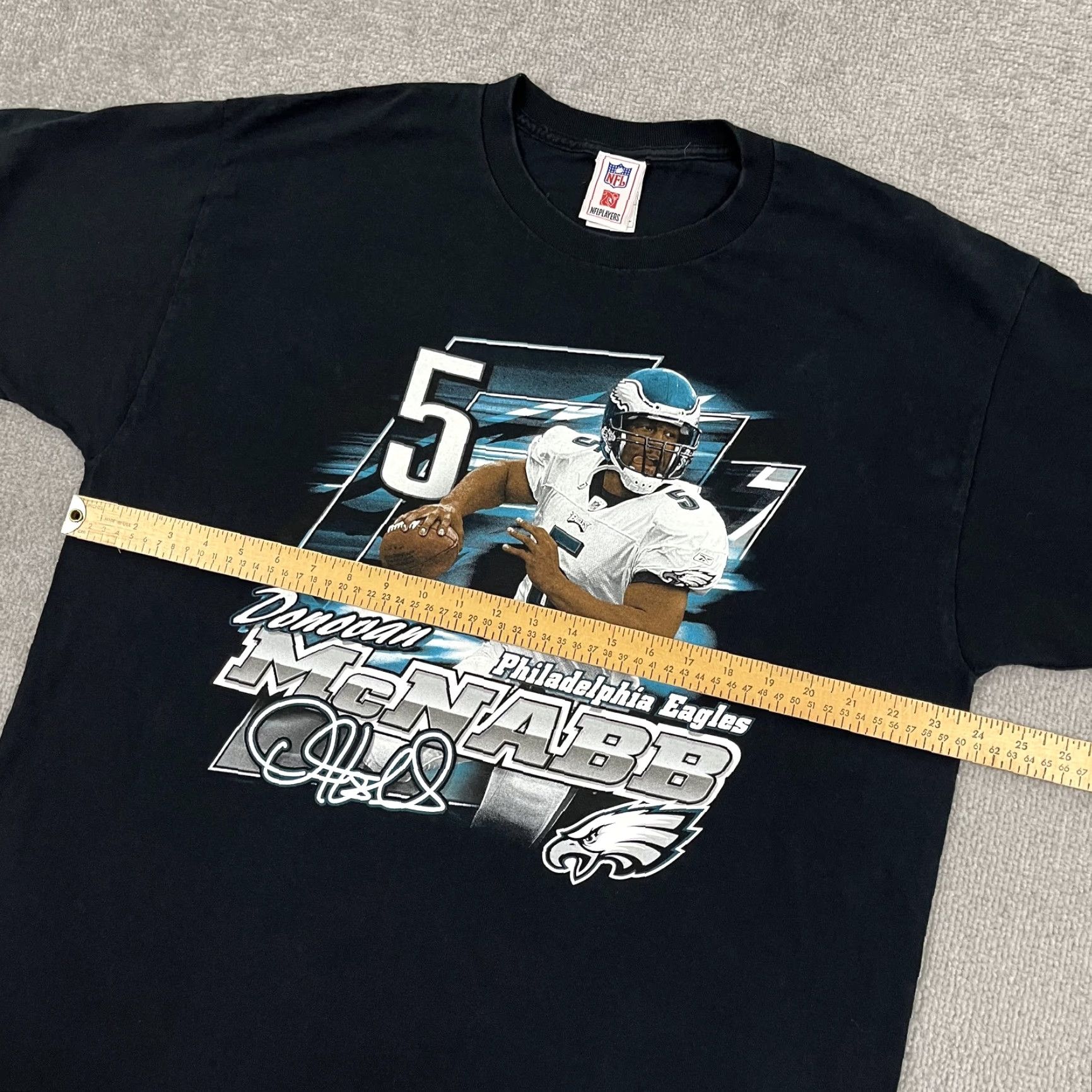 NFL VINTAGE Philadelphia Eagles Donovan McNabb T-Shirt Men XL Black NFL Football Y2K Size US XL / EU 56 / 4 - 6 Thumbnail