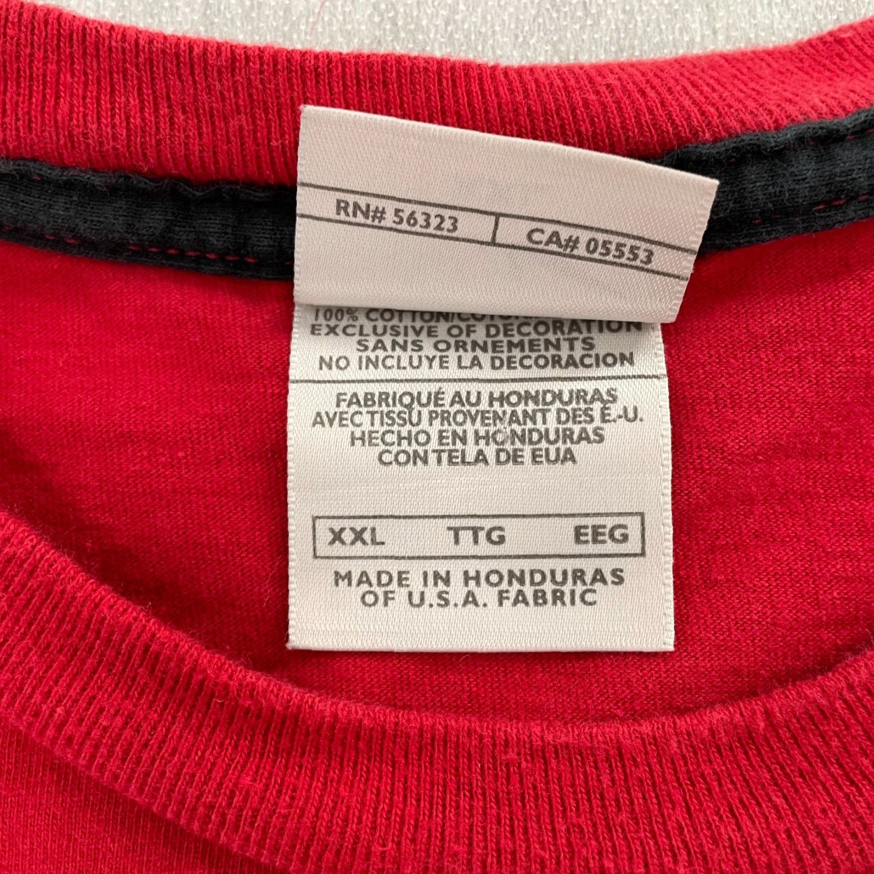 Nike VINTAGE Nike Shirt Adult 2XL Red Long Sleeve Swoosh Logo Mens XXL Hip Hop Y2K Decade 90s Theme Size US XXL / EU 58 / 5 - 7 Thumbnail