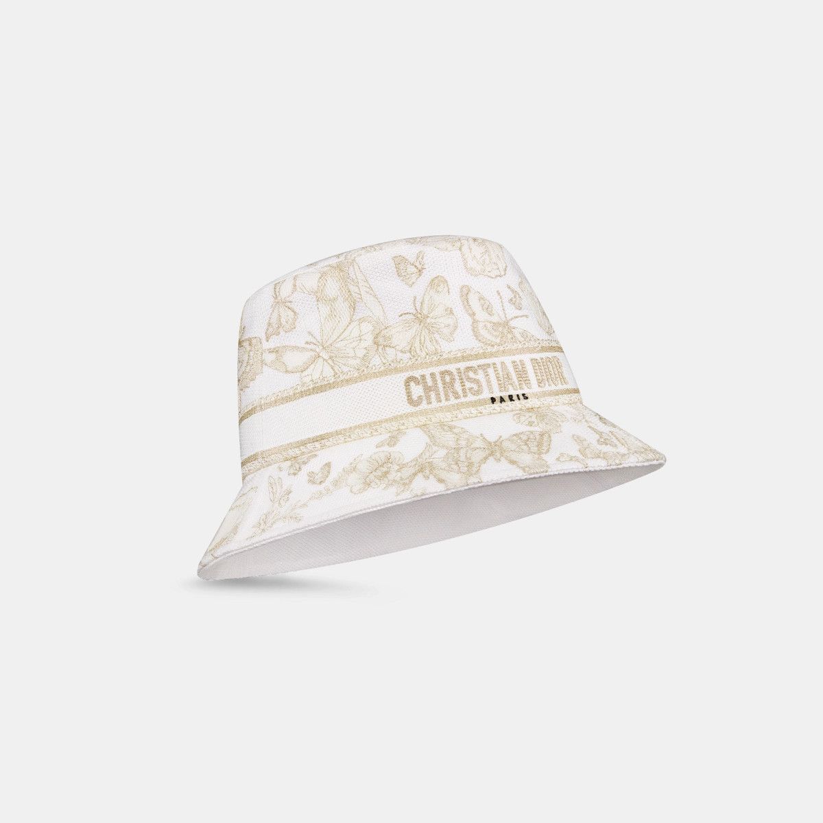 Dior o1bcso1str0226 Size:OS/Small Brim Bucket Hat in White Size ONE SIZE - 1 Thumbnail