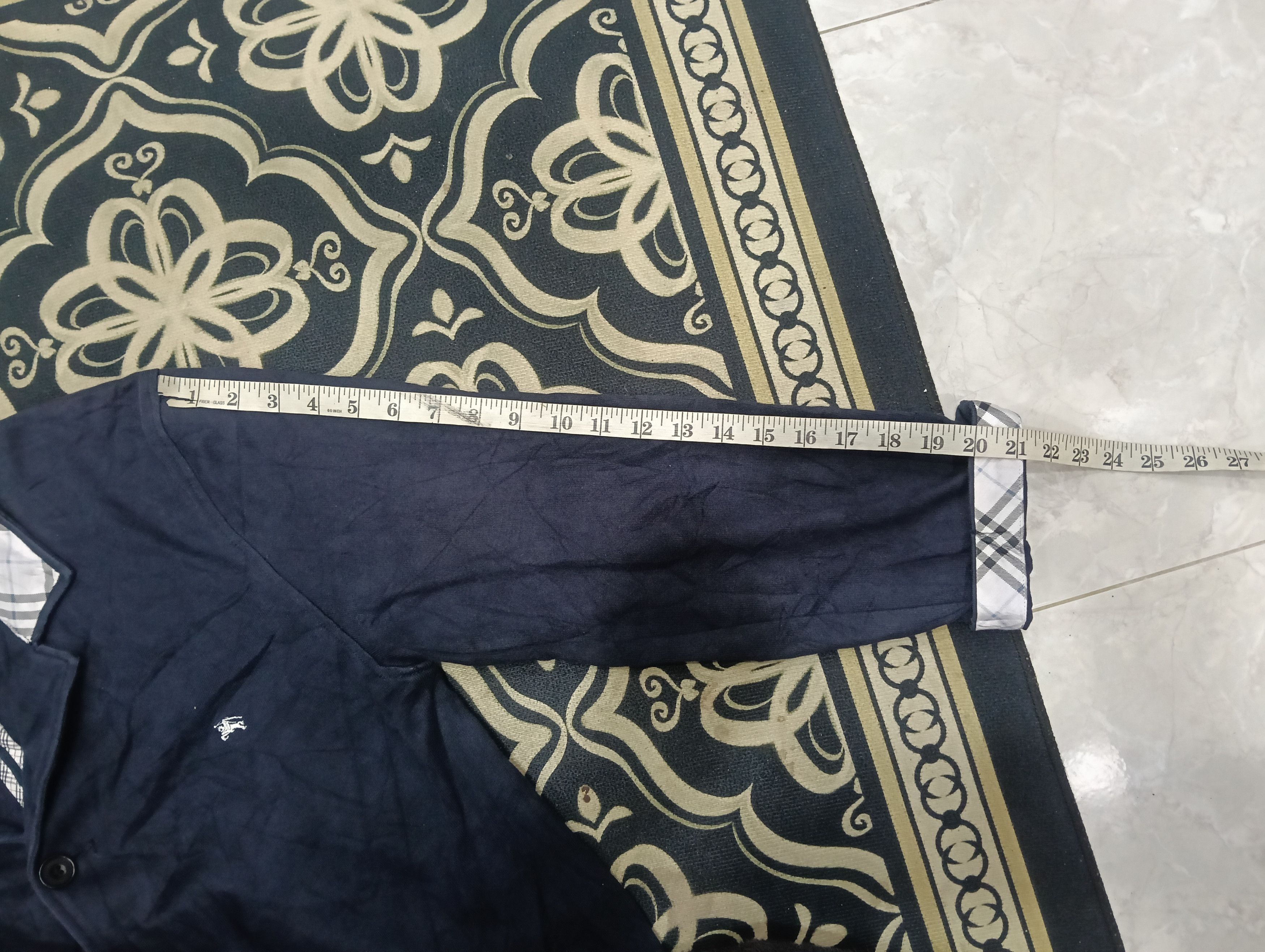 Black Label × Burberry Burberry Like Cardigan Size US L / EU 52-54 / 3 - 12 Thumbnail