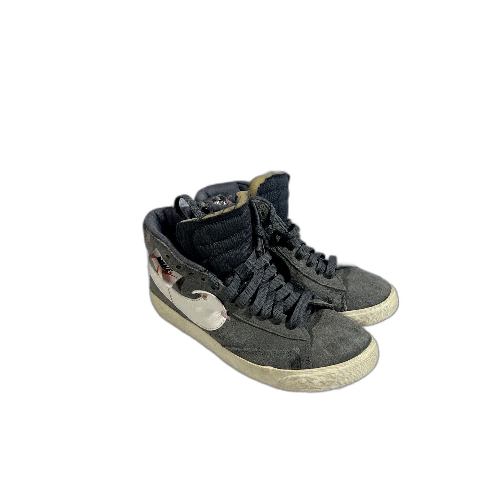 Nike Nike Blazer Mid Rebel Cool Grey Women Sneakers Size 6.5 BQ40 Size US 6.5 / EU 39-40 - 6 Thumbnail