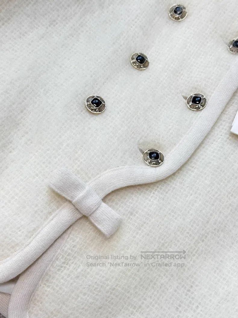 Chanel Chanel Long-sleeved plush coat with bow Size XXS / US 00 / IT 34 - 4 Thumbnail
