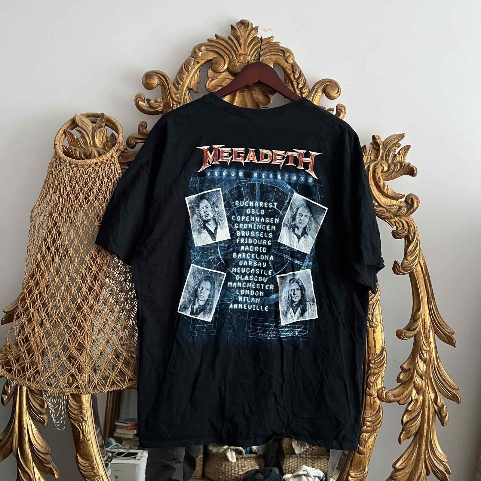 Band Tees Megadeth Super Collider T-shirt Sz XXL Size US XXL / EU 58 / 5 - 2 Thumbnail