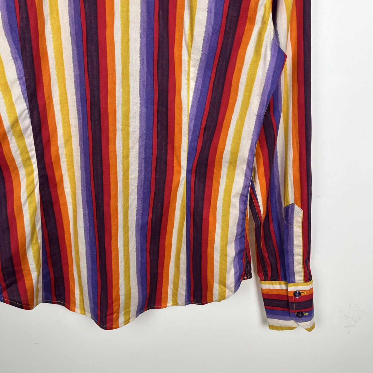 Etro Ladies Etro Milano stripped long sleeve button up Shirt Size XS / US 0-2 / IT 36-38 - 14 Thumbnail