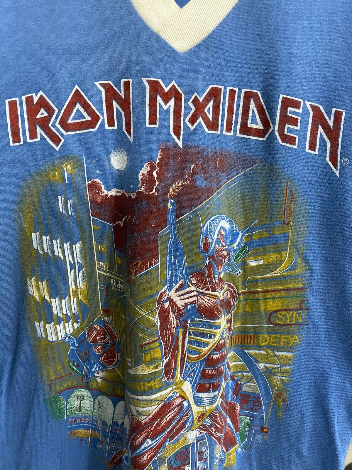 Band Tees True Vintage 1986 Iron Maiden Rock Band Shirt Size US S / EU 44-46 / 1 - 7 Thumbnail