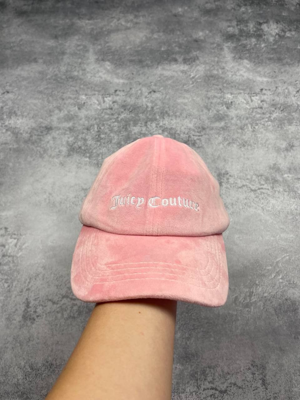 Juicy Couture Juicy Couture Couture Velour Pink Cap Blue Y2K Hat Size ONE SIZE - 1 Thumbnail