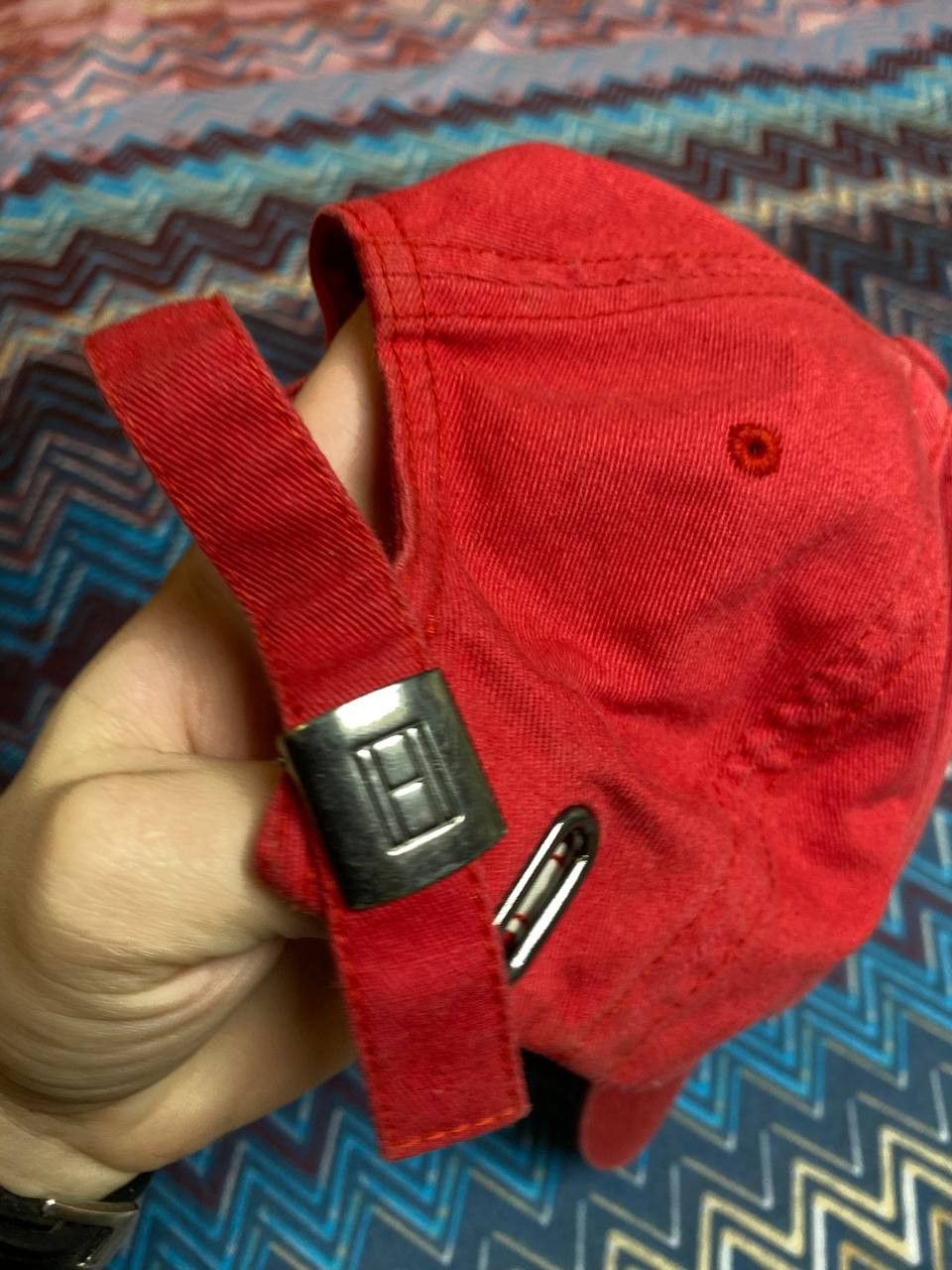 Tommy Hilfiger Hats red Vintage Tommy Hilfiger Cap Y2K streetwear Size ONE SIZE - 5 Thumbnail