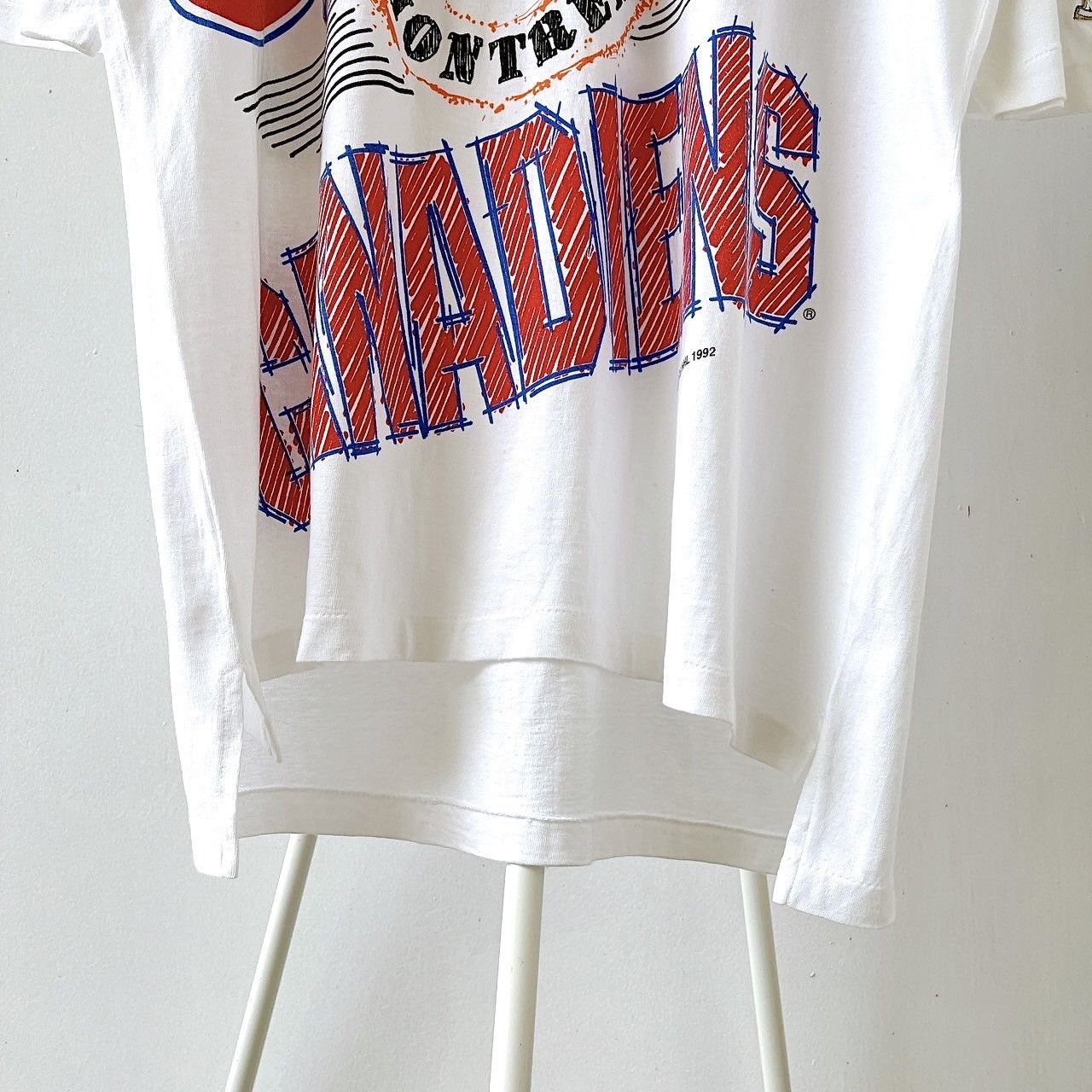 Vintage 90s Montreal Canadiens NHL t-shirt/ XL Size US XL / EU 56 / 4 - 6 Thumbnail