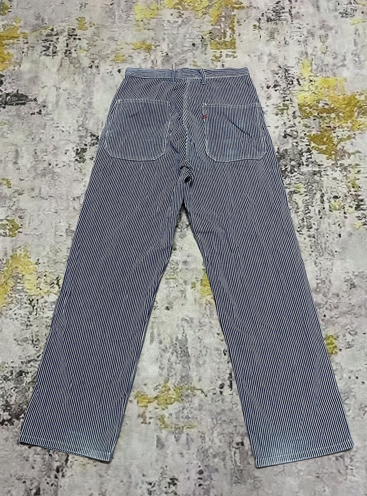 Japanese Brand Flare Japanese Stripe Vintage Size US 29 - 2 Thumbnail