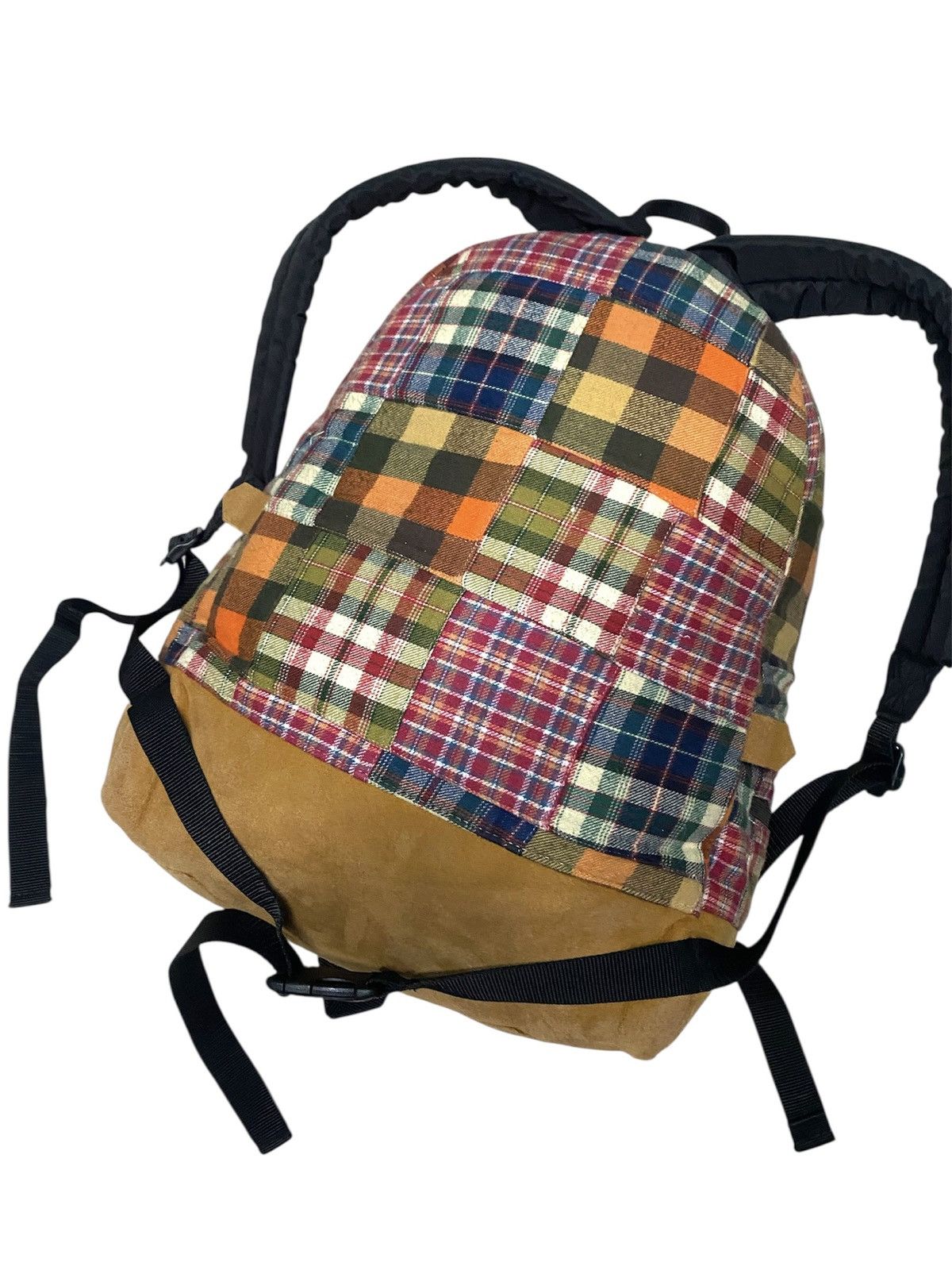 Japanese Brand Houston Co. Japan Patchwork Leather Bagpack Size ONE SIZE - 2 Thumbnail