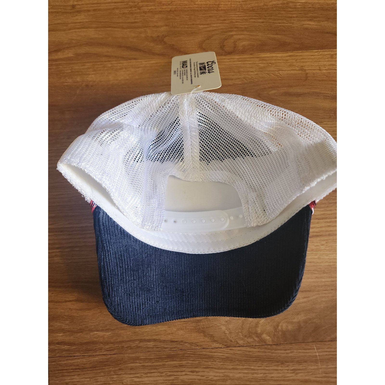Mad Engine Coors Snapback Rope Trucker Hat Corduroy Banquet Navy Size ONE SIZE - 4 Thumbnail
