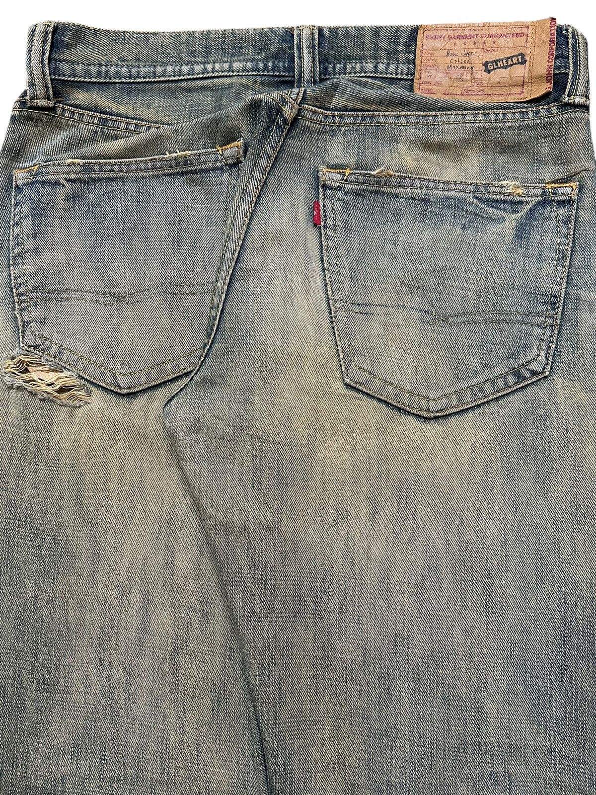 Japanese Brand Vintage Japanese Brand Blue Mud Wash Distress Style Loose Size US 31 - 6 Thumbnail