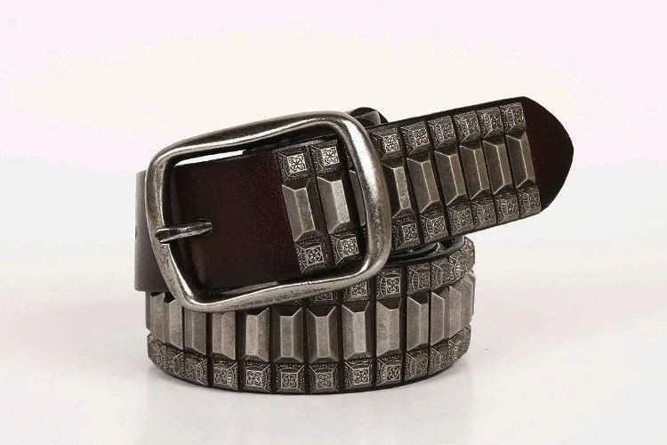 Japanese Brand × Leather Leather Studded Belt Size ONE SIZE - 1 Thumbnail