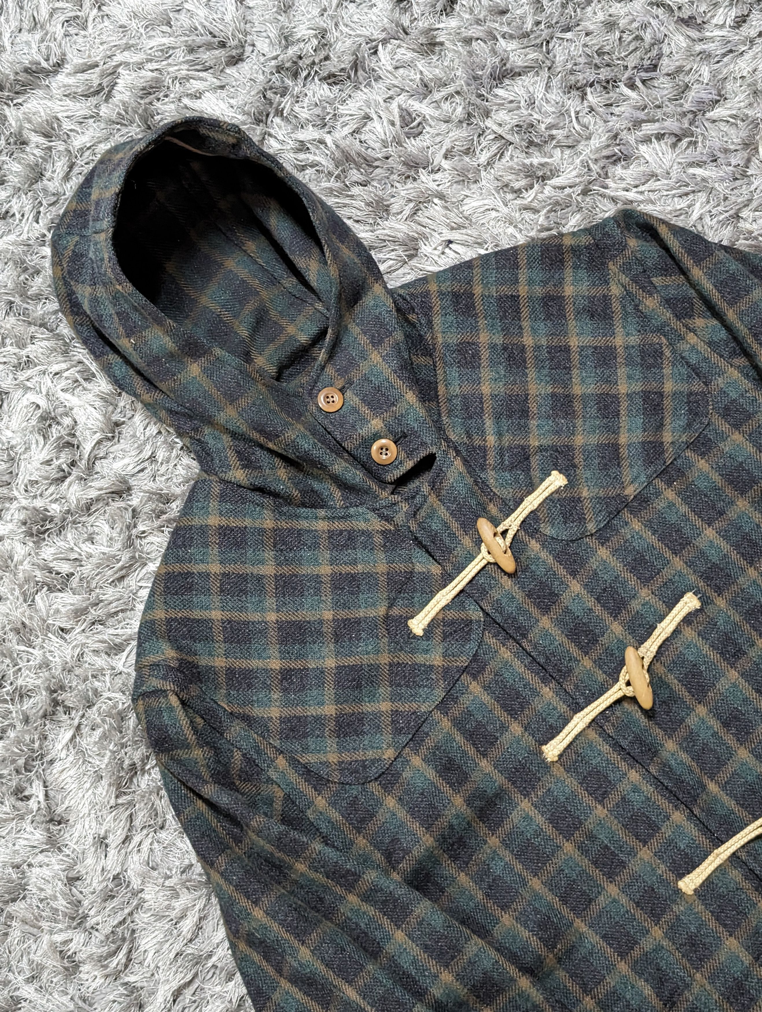 Dezert Vintage Dezert Jacket Duffle Wool Baggy Oversized Hoodie Size US L / EU 52-54 / 3 - 5 Thumbnail