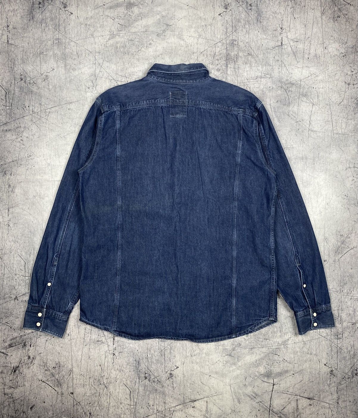 G-Star G-Star RAW Denim Western Shirt Blue Snap Button Tailor Shirt Size US XL / EU 56 / 4 - 13 Thumbnail